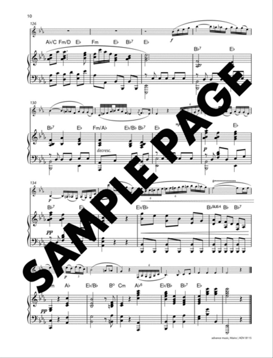 Blue Adagio Blue Adagio Small Ensemble scores gallery preview page 10