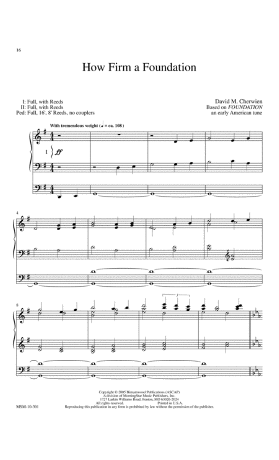 Thine the Glory Thine the Glory Organ scores gallery preview page 7