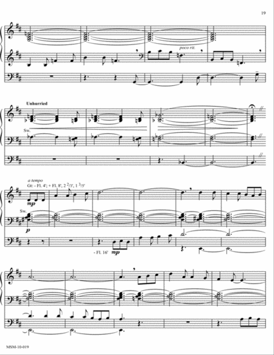 Three Advent Preludes Organ scores gallery preview page 8