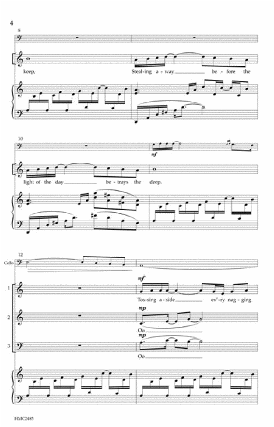 Don't Be Seen Don't Be Seen 3-Part scores gallery preview page 3