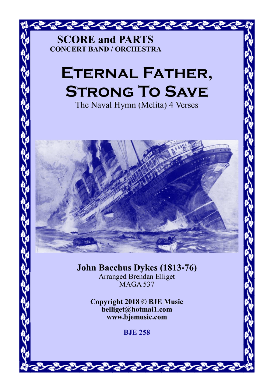 Eternal Father, Strong To Save - The Naval Hymn (Melita) - Concert Band/Orchestra Concert Band scores gallery preview page 1