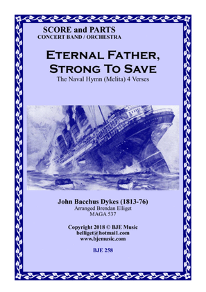 Book cover for Eternal Father, Strong To Save - The Naval Hymn (Melita) - Concert Band/Orchestra