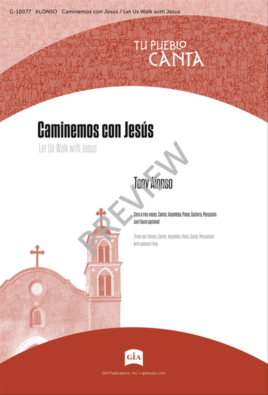 Caminemos con Jesús Caminemos con Jesús 3-Part scores gallery preview page 2