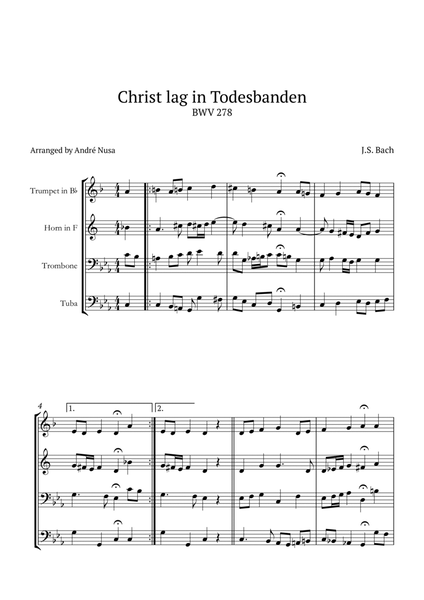 Christ lag in Todesbanden BWV 278 image number null