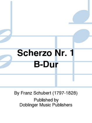 Book cover for Scherzo Nr. 1 B-Dur