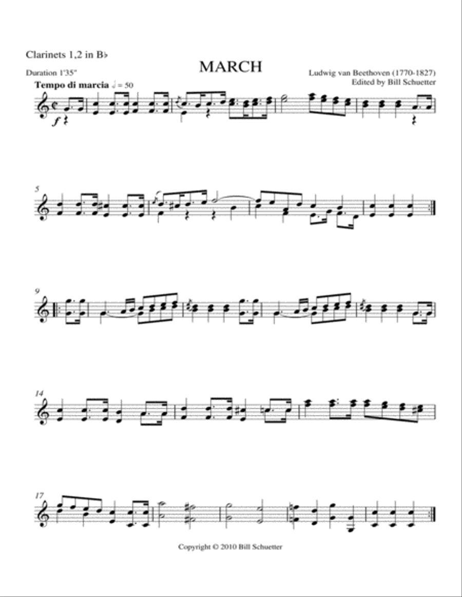 March for Winds Chamber Music scores gallery preview page 2