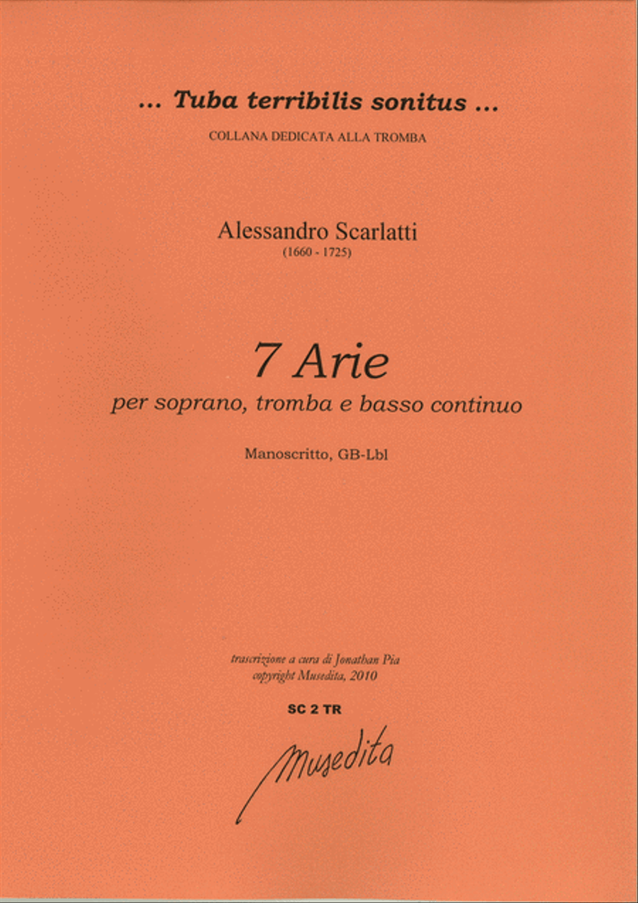 7 Arie (ms, GB-Lbl) 7 Arie (ms, GB-Lbl) Tuba scores gallery preview page 1