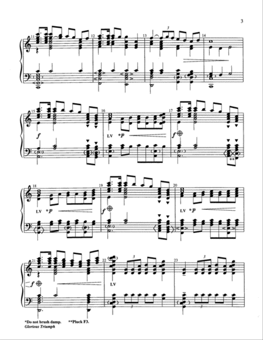 Glorious Triumph 5-Octaves scores gallery preview page 3