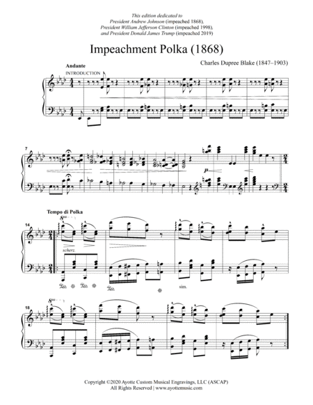 Impeachment Polka (1868)