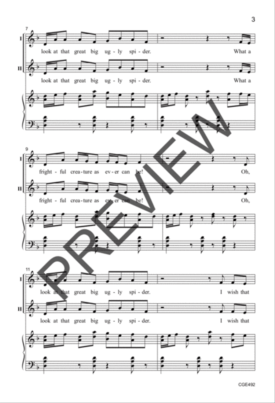 The Spider (Two-part) 2-Part scores gallery preview page 3