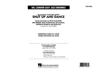 Shut Up and Dance - Conductor Score (Full Score)