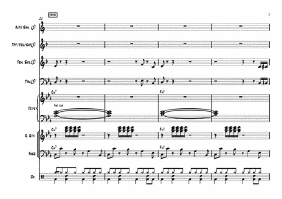 Moving On Up Small Ensemble scores gallery preview page 6