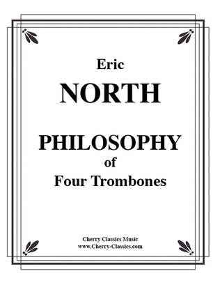 Book cover for Philosophy of Four Trombones