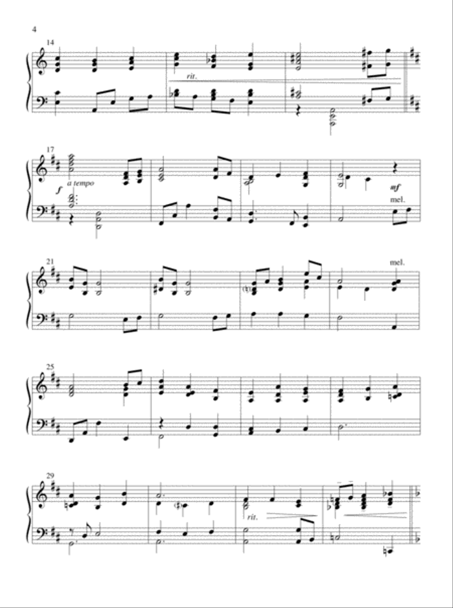 Old Hymns Made New Piano Solo scores gallery preview page 3