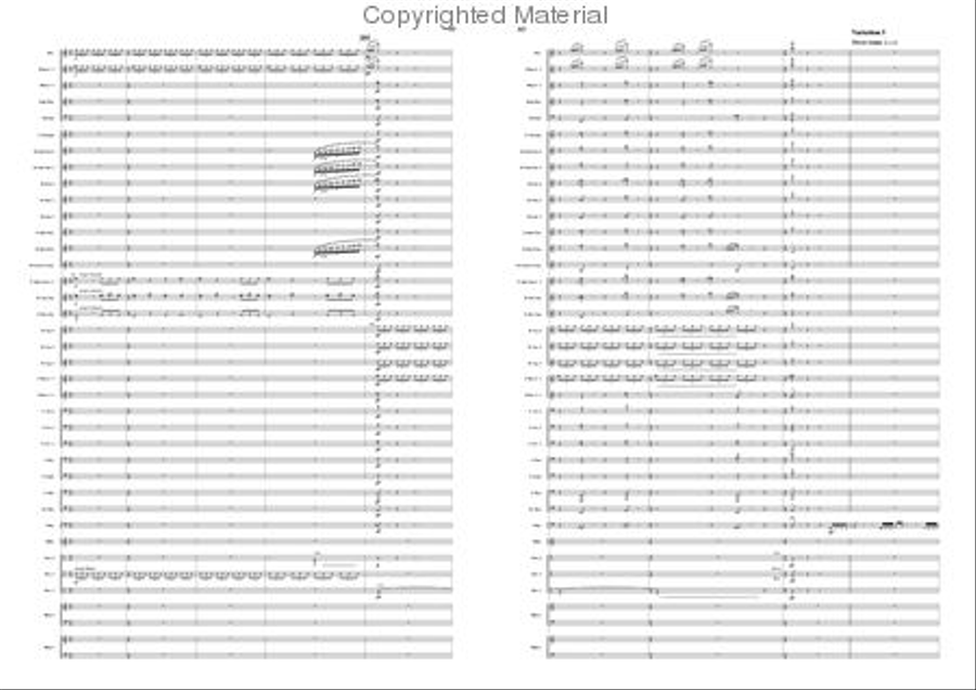 Variations on a Pentatonic Theme Concert Band scores gallery preview page 30