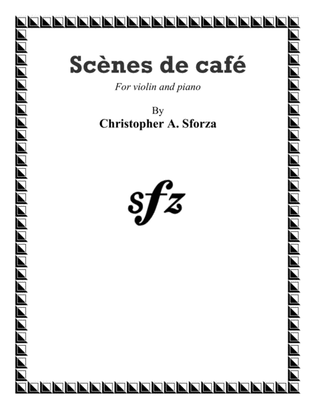 Scènes de café, for violin and piano
