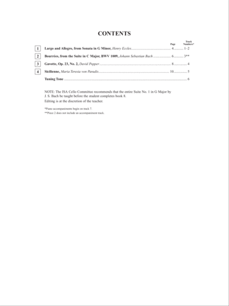 Suzuki Cello School, Volume 7 image number null