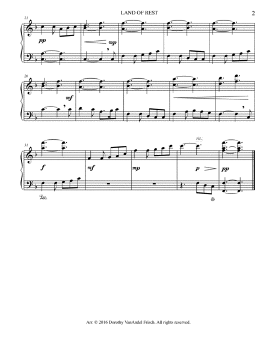 Five Easy Communion Pieces for Piano Piano Solo scores gallery preview page 3