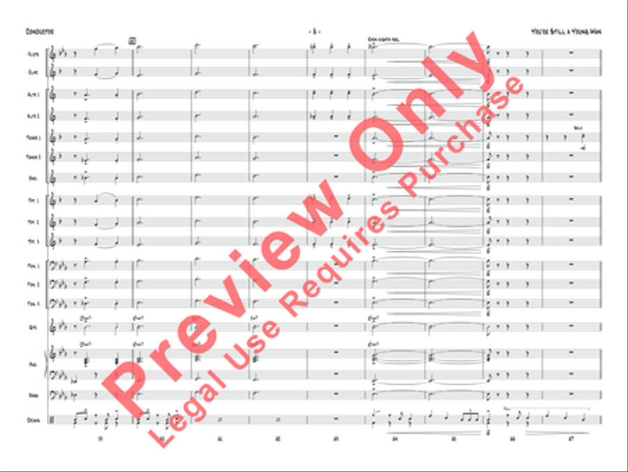 You're Still a Young Man You're Still a Young Man Jazz Ensemble scores gallery preview page 9