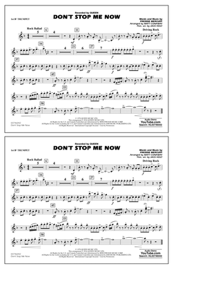 Don't Stop Me Now - 1st Bb Trumpet