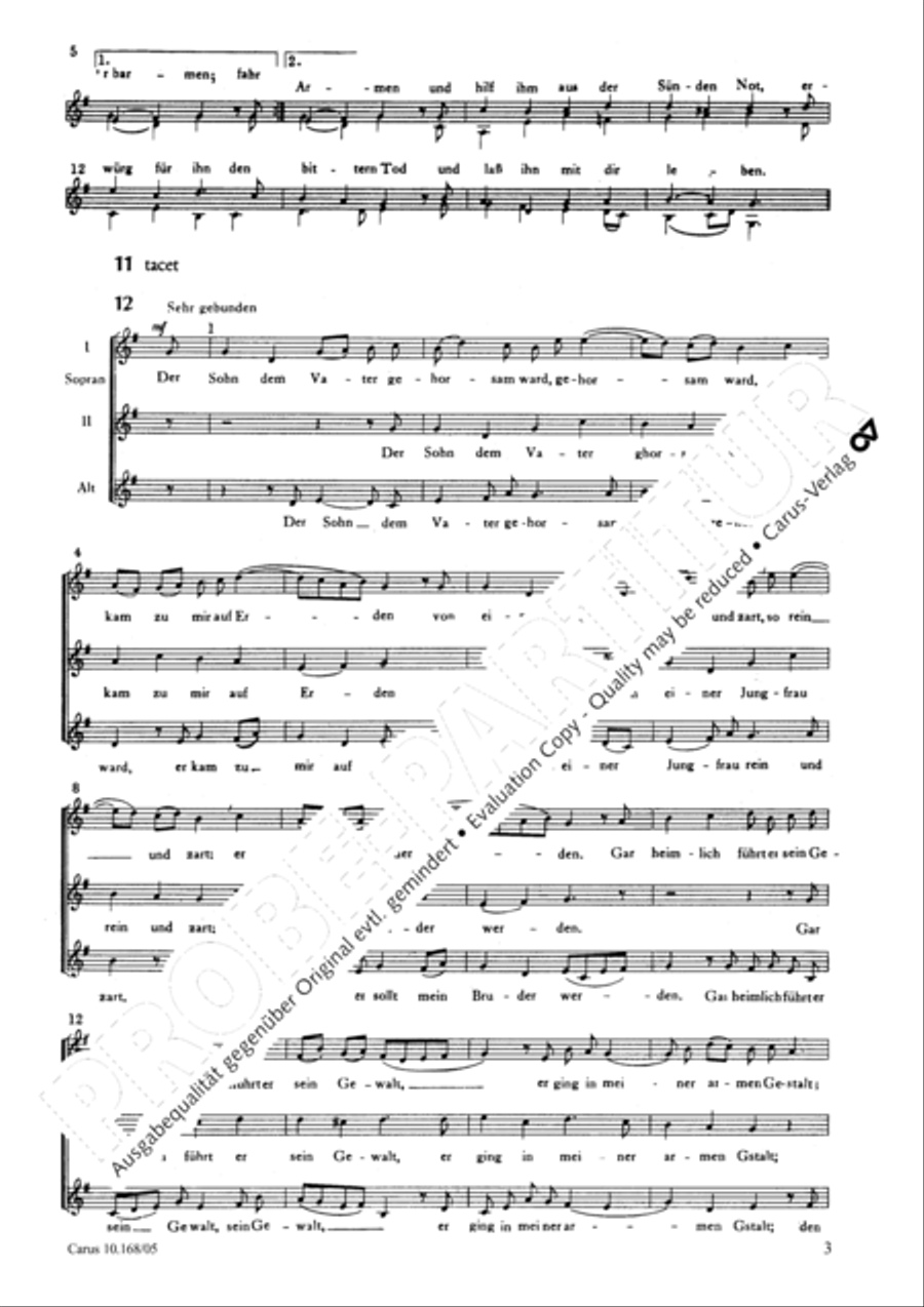 The Christmas Story (Die Weihnachtsgeschichte) SSA scores gallery preview page 4