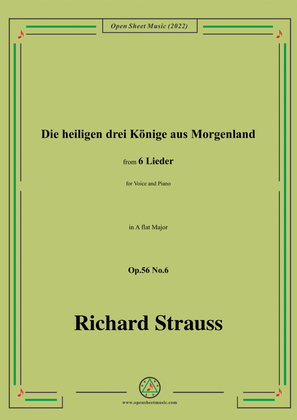 Richard Strauss-Die heiligen drei Könige aus Morgenland,in A flat Major