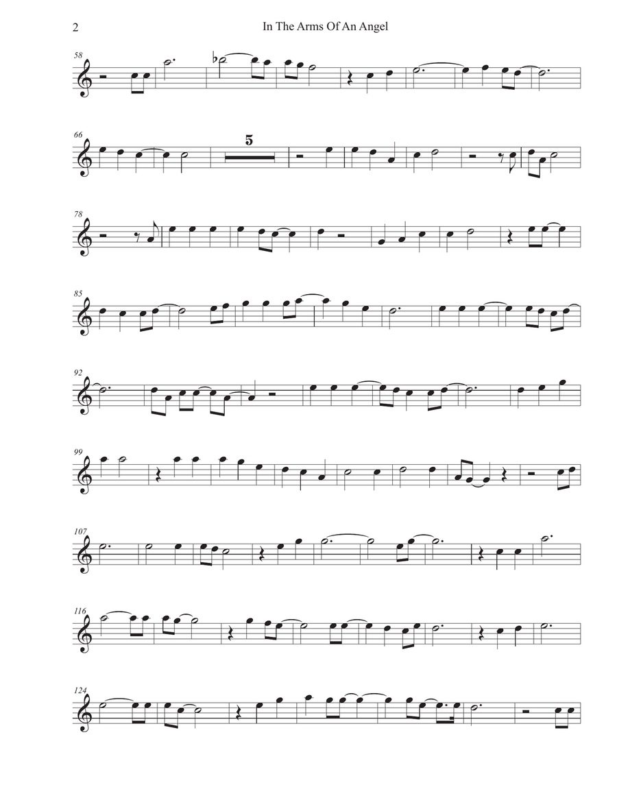 Angel Violin Solo scores gallery preview page 2