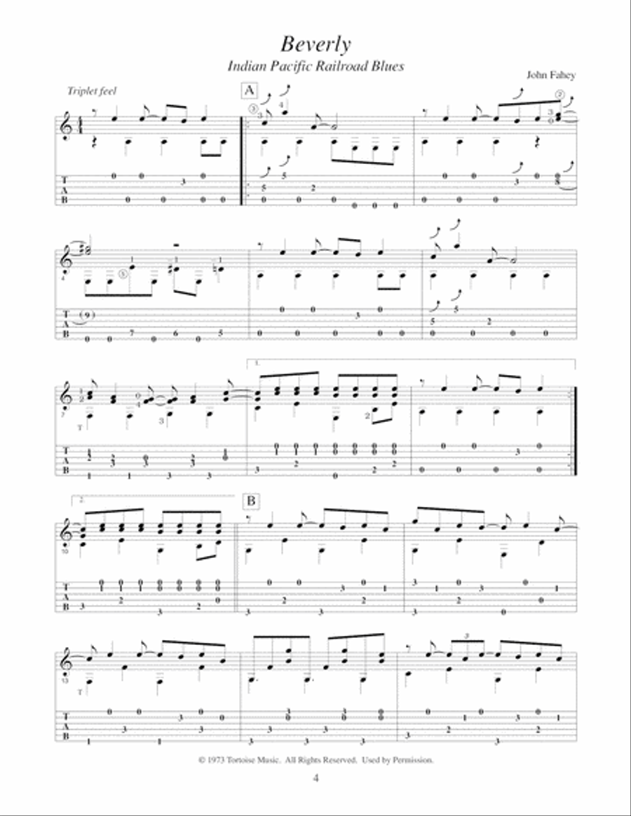 MBGU Fingerstyle Curriculum: Best Blues Solos Electric Guitar scores gallery preview page 5