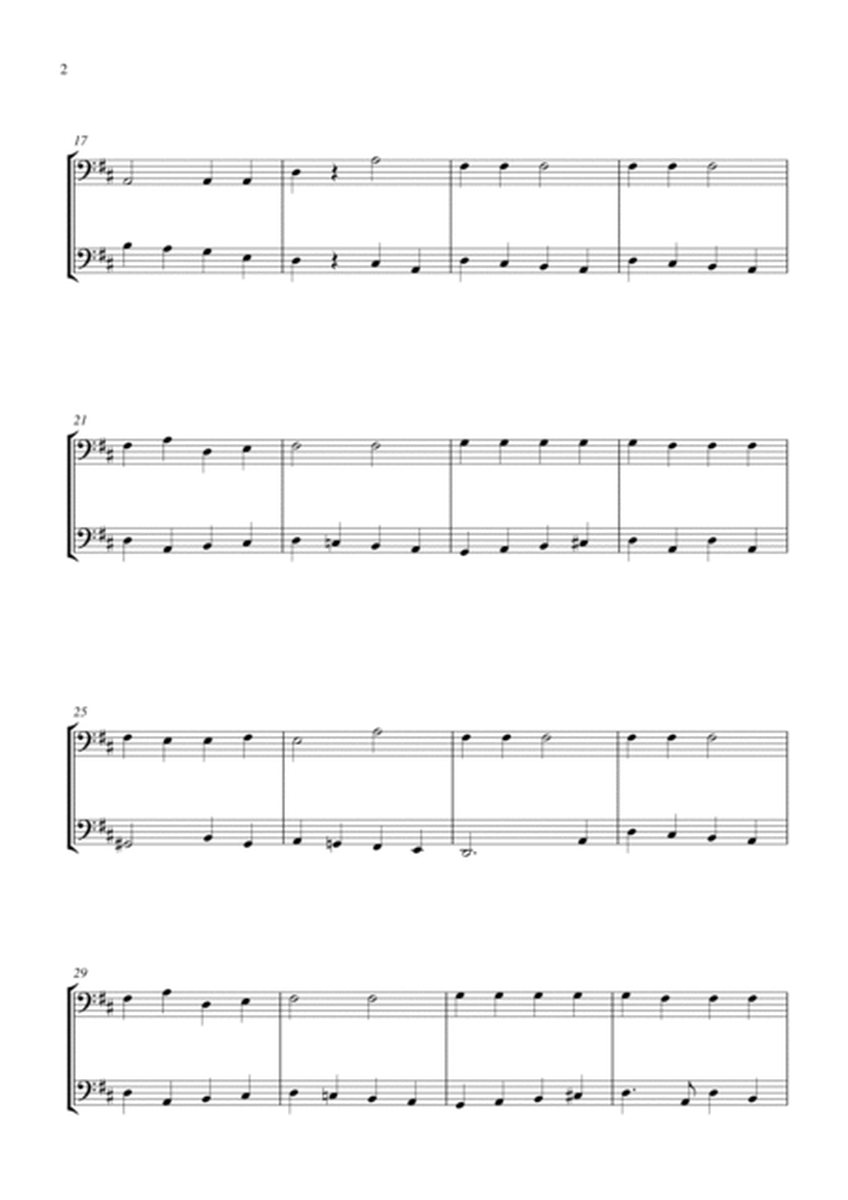 Jingle Bells (for cello duet, suitable for grades 1-5) image number null