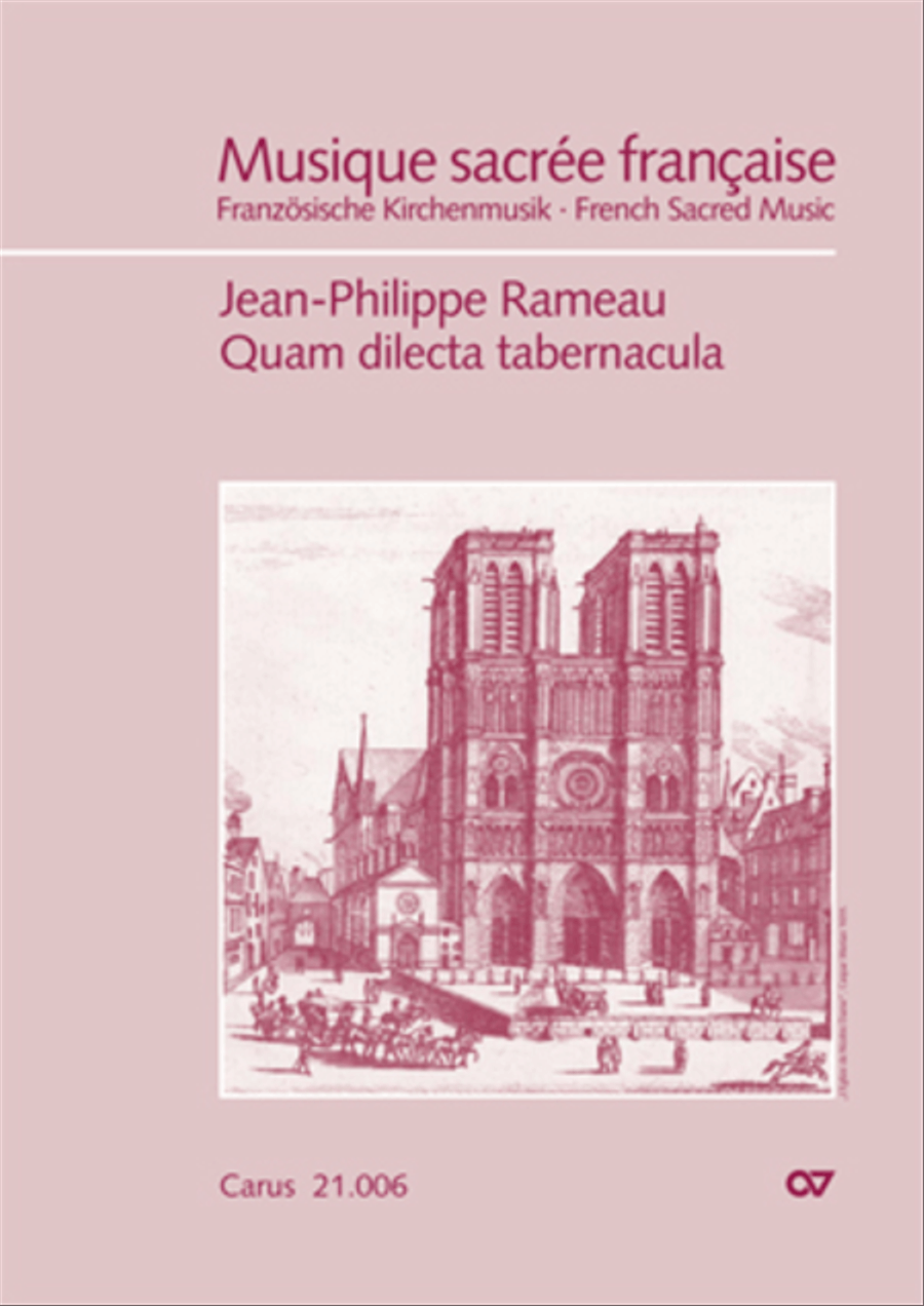 Quam dilecta tabernacula Men's Choir scores gallery preview page 1
