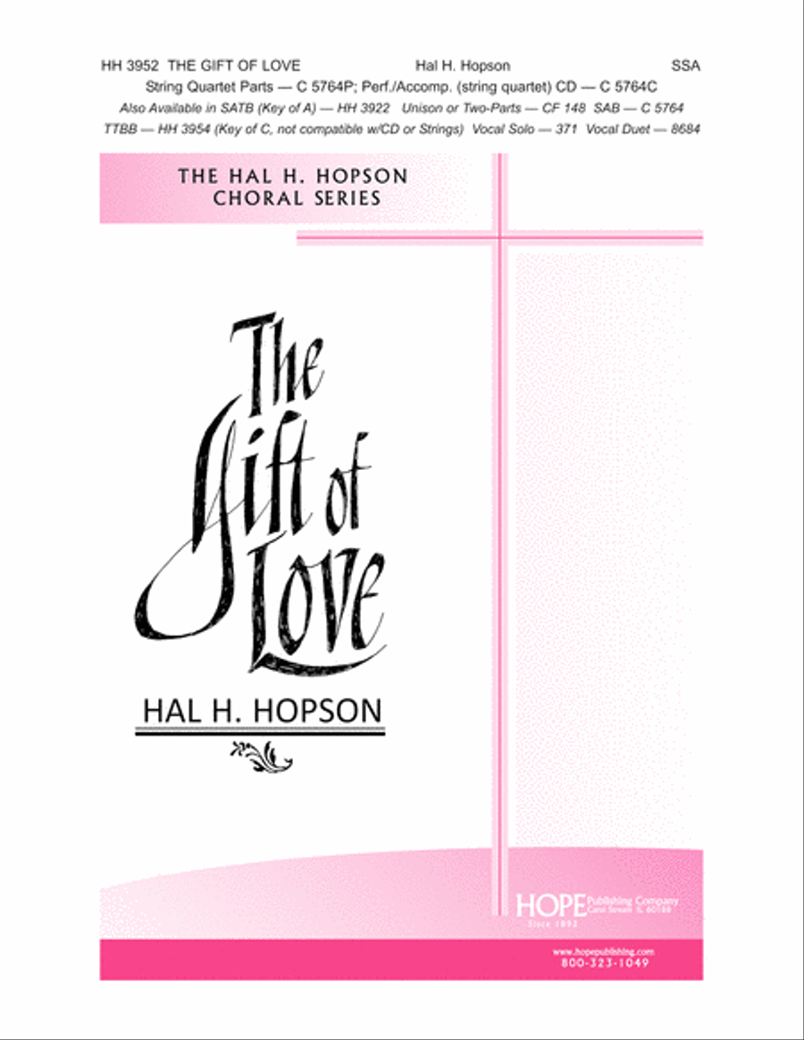 The Gift of Love The Gift of Love SSA scores gallery preview page 1