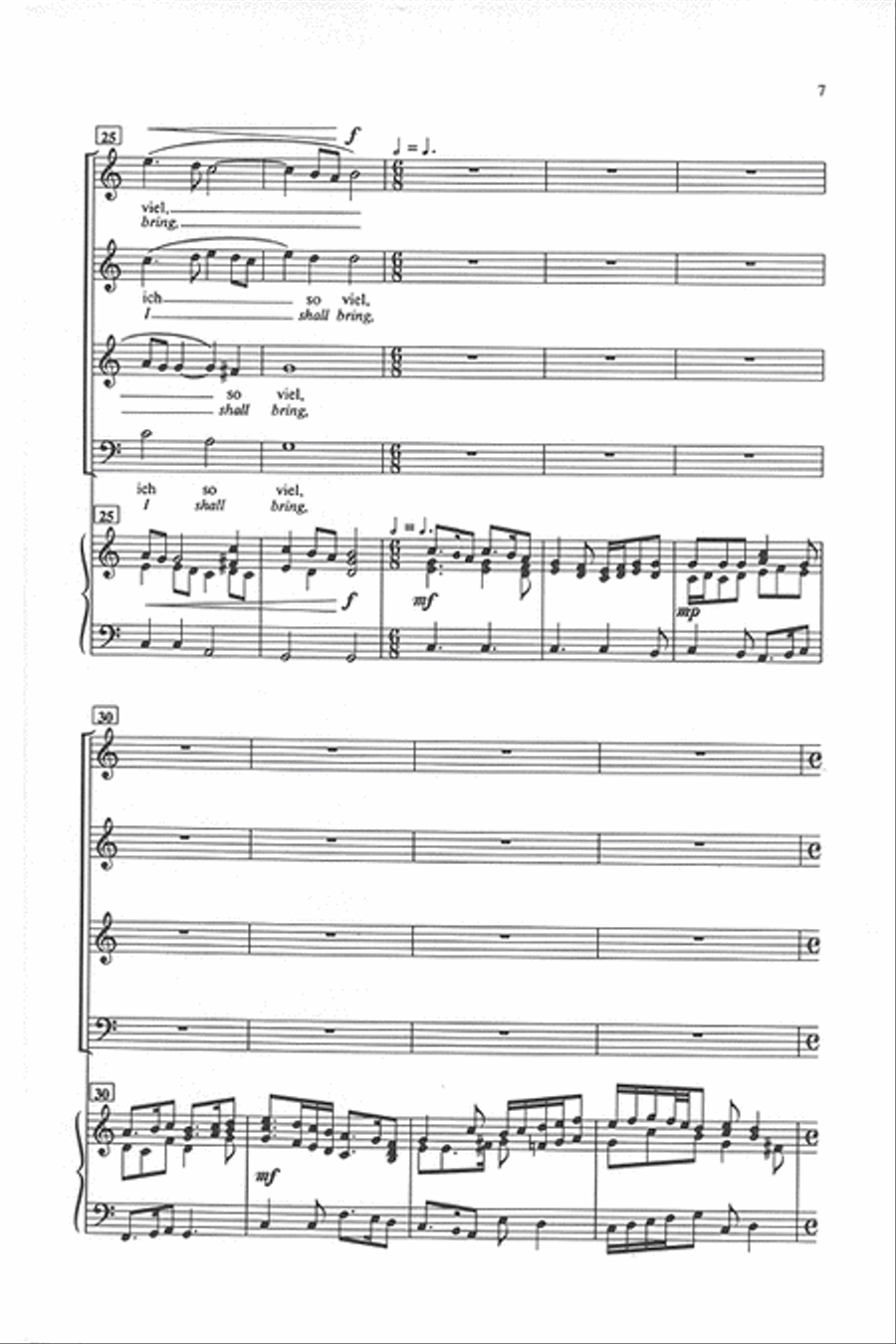 Vom Himmel Hoch (From Heav'n on High) (Vocal Score) Choir scores gallery preview page 6
