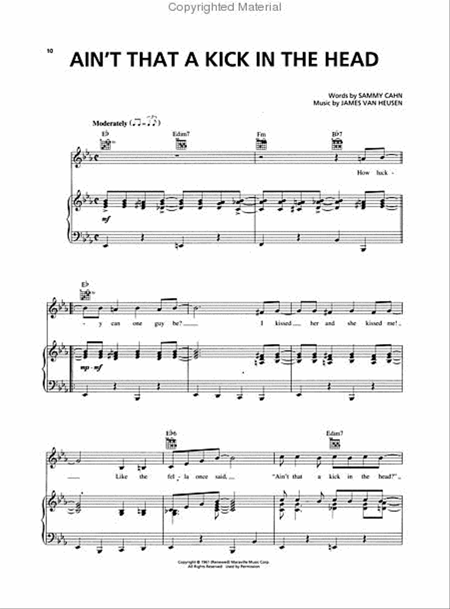 The Very Best of the Rat Pack Piano, Vocal, Guitar scores gallery preview page 3