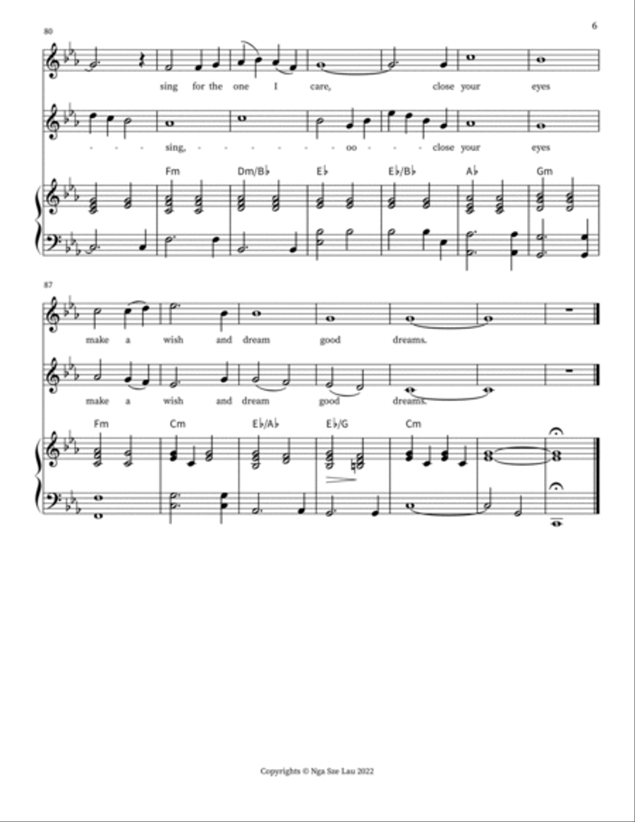 Moon My Wish Moon My Wish 2-Part scores gallery preview page 6