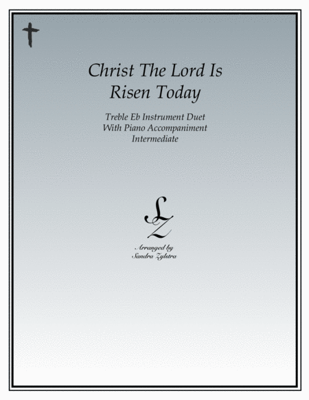 Christ The Lord Is Risen Today (treble Eb instrument duet) image number null