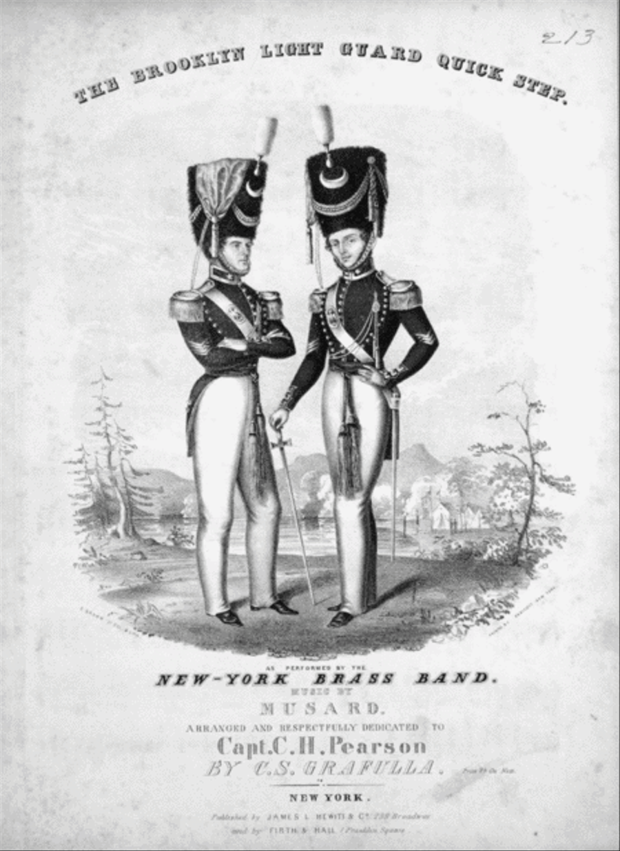 The Brooklyn Light Guard Quick Step Piano Solo scores gallery preview page 1