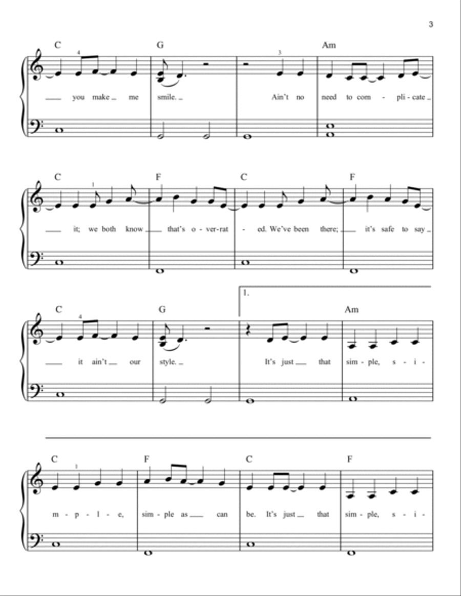 Simple florida georgia line shop piano