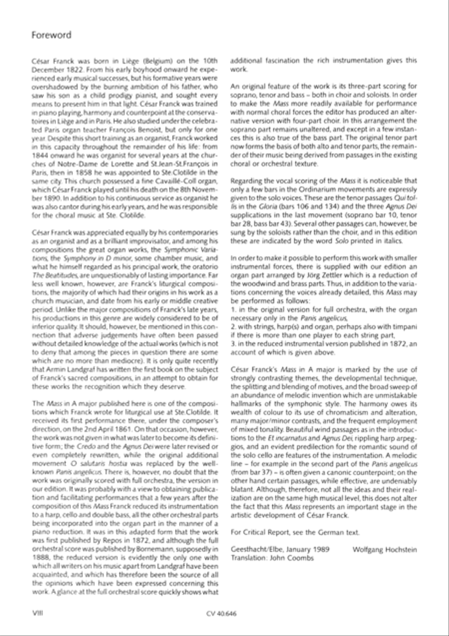 Mass in A Major (2 versions) STB scores gallery preview page 7