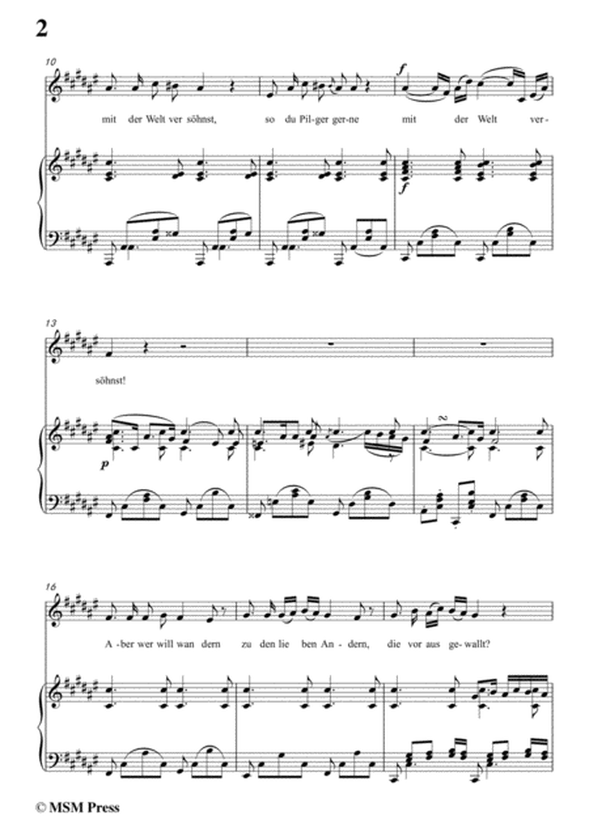 Schubert-Das Zügenglöcklein,Op.80 No.2,in F sharp Major,for Voice&Piano image number null