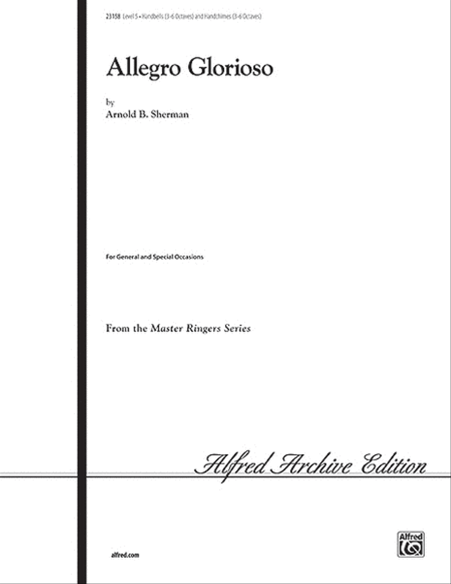 Allegro Glorioso Allegro Glorioso Handbell Choir scores gallery preview page 1