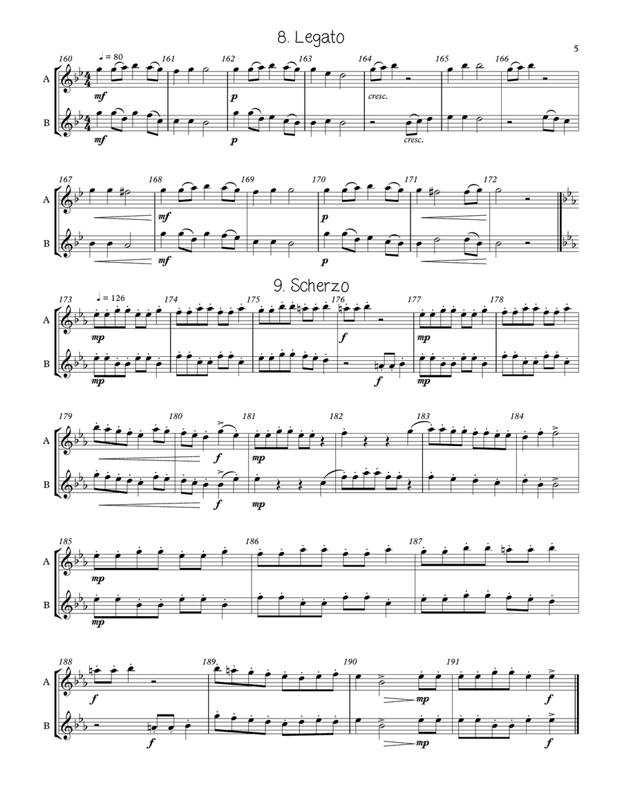 Ten Adaptable Duets for Young Band Musicians - Volume One - ALL Transpositions