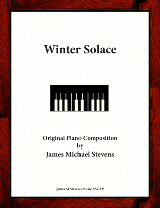 Book cover for Winter Solace - Reflective Piano