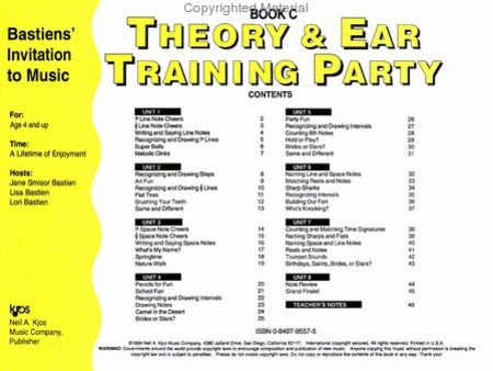 Theory & Ear Training Party Book C