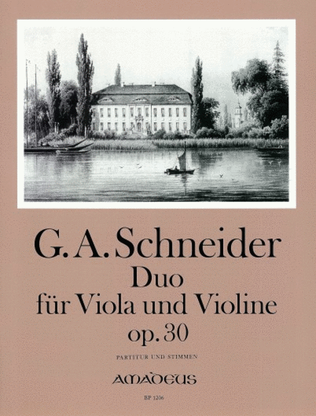 Book cover for Duo op. 30