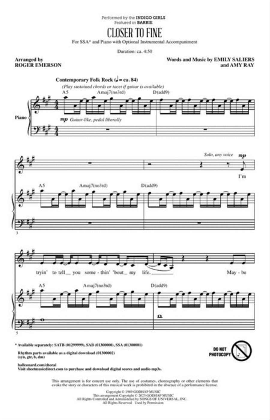 Closer to Fine SSA scores gallery preview page 3