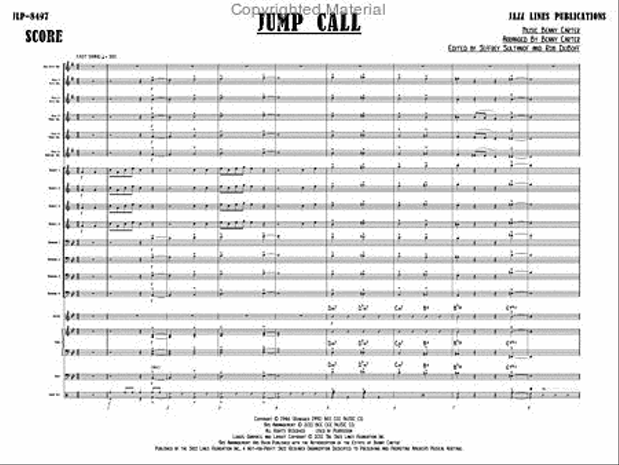 Jump Call Big Band scores gallery preview page 4
