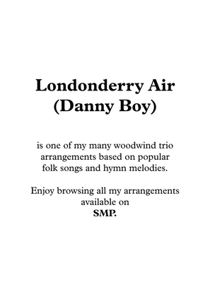 Londonderry Air (Danny Boy), for Flute and Clarinet Wind Trio