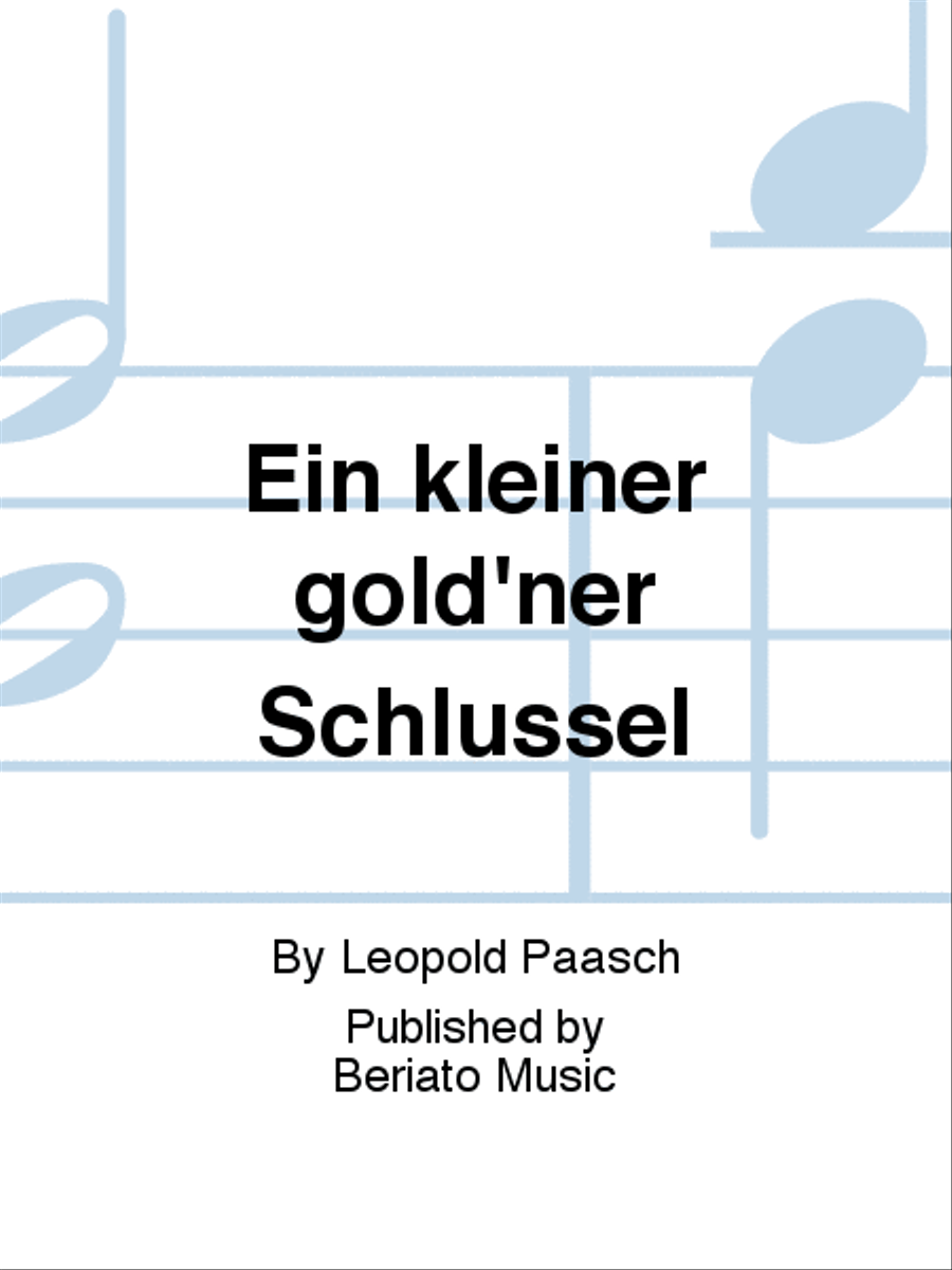 Ein kleiner gold'ner Schlüssel Voice Solo scores gallery preview page 1