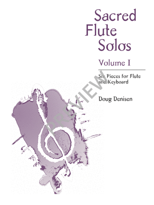 Book cover for Sacred Flute Solos - Volume 1