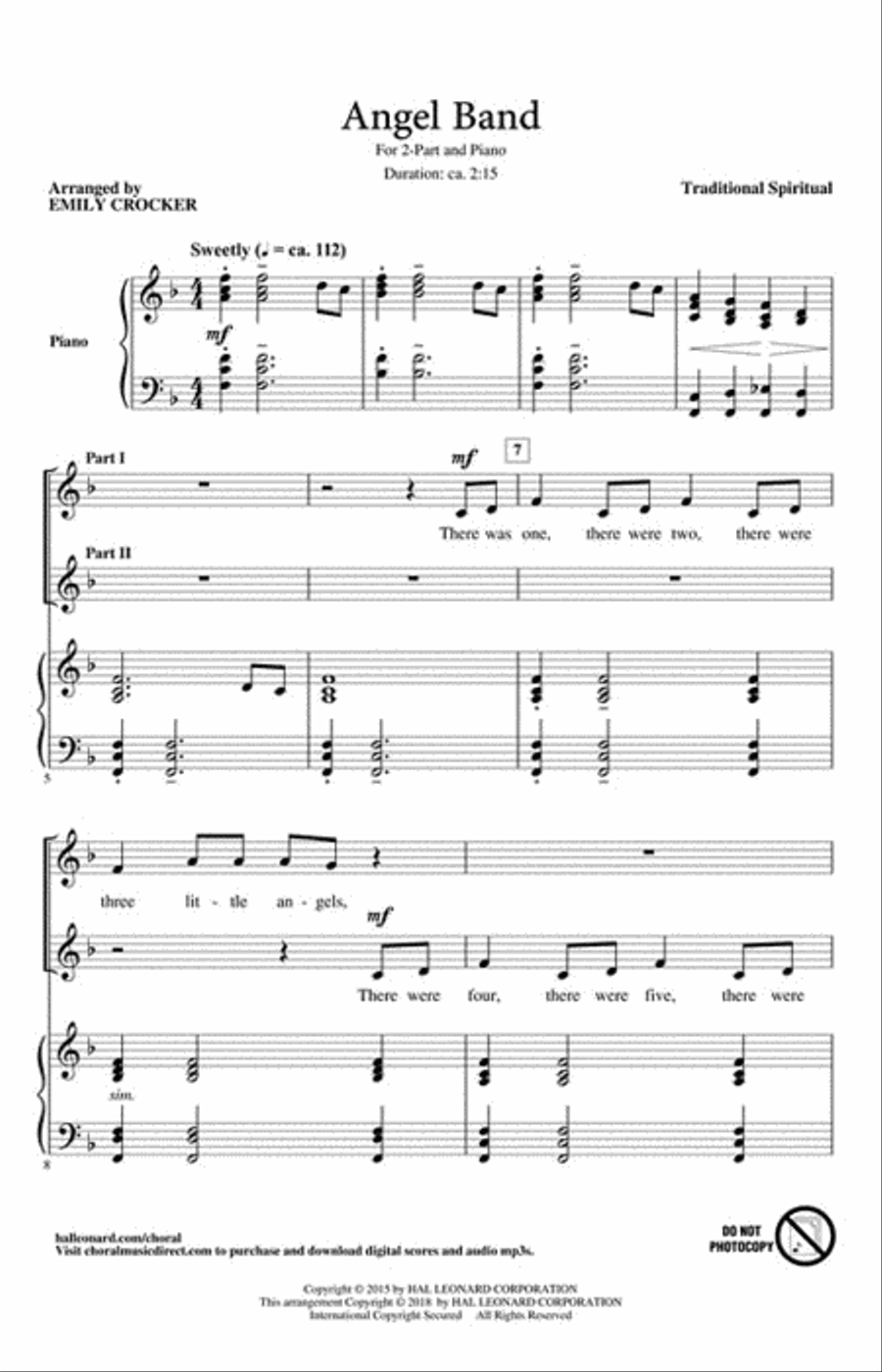 Angel Band 2-Part scores gallery preview page 2